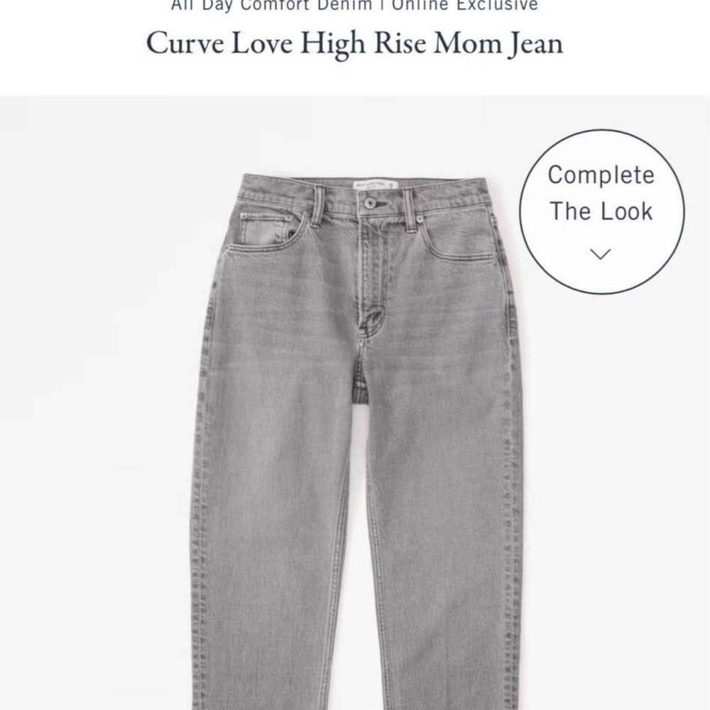 Abercrombie mom jeans
